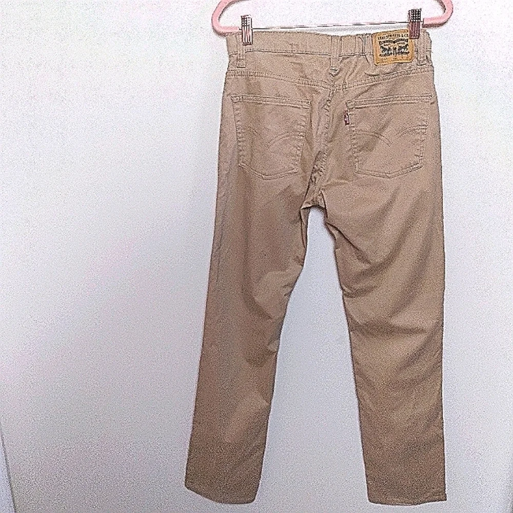 Levi's Men's 511 Slim Khaki Tan Adjustable Waist Casual Pants Size 29 x 31 - Picture 1 of 14